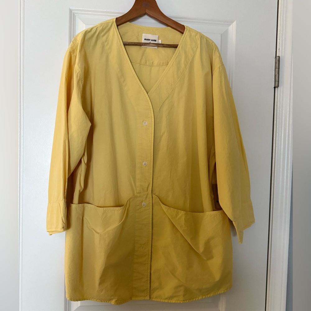 NWT Rudy Jude - Big Pocket Shirt - Canary - Size Large